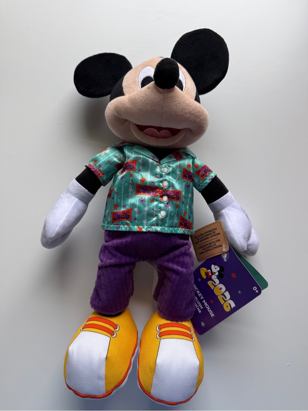 Disney Parks 2026 Walt Disney World Mickey Mouse Plush Stuffed NEW